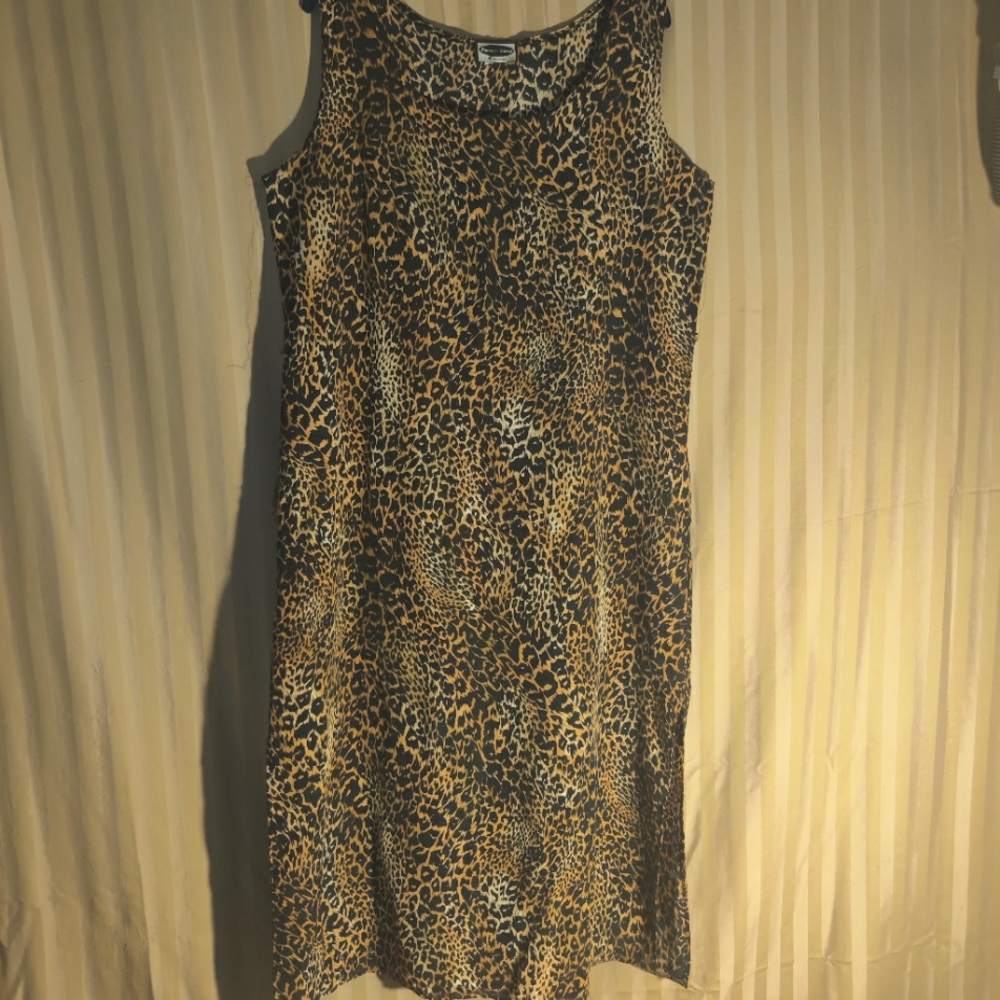 Women's Leopard Maxi dress
